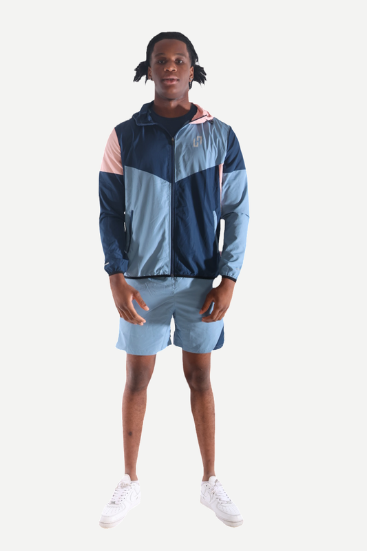 Patched 3-Piece Set — Light Pink & Blue