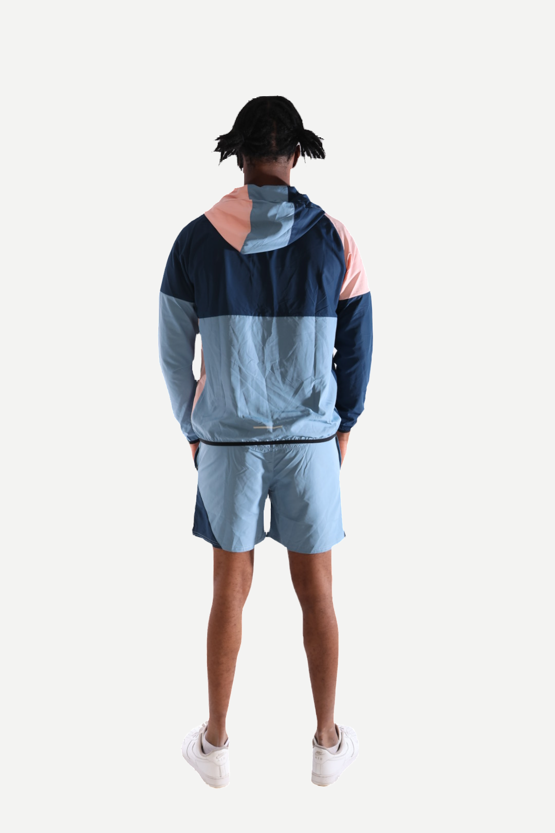 Patched 3-Piece Set — Light Pink & Blue