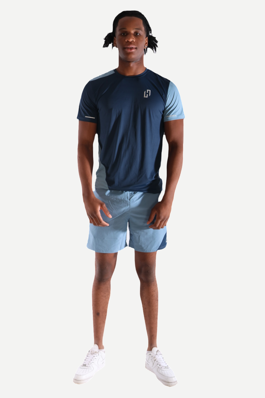 Patched 3-Piece Set — Light Pink & Blue