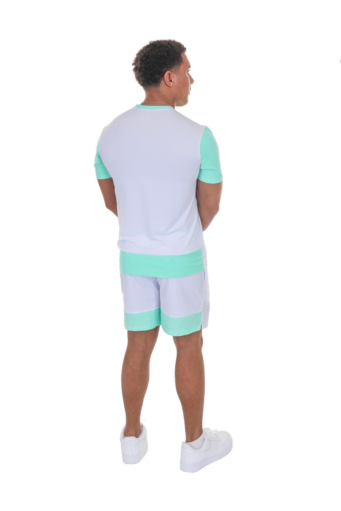 Hedera Base 2 Piece - Aqua / White