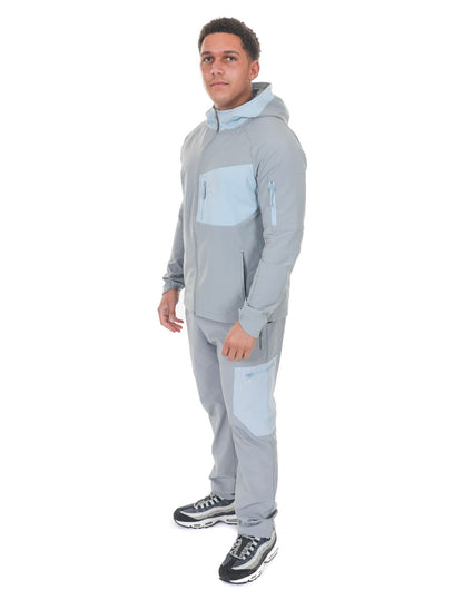 Hedera Shell Tracksuit - Light Grey