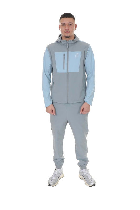 HEDERA BLOCK SHELL TRACKSUIT GREY