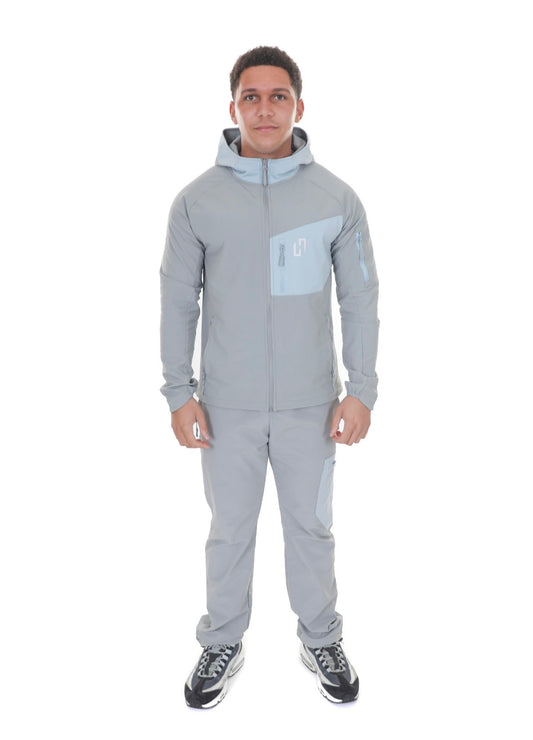 HEDERA SHELL TRACKSUIT LIGHT GREY