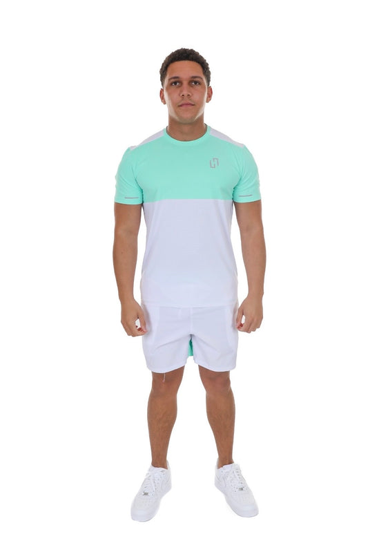 HEDERA BASE 2 PIECE AQUA/WHITE