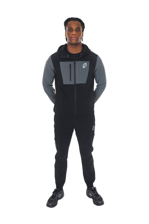 HEDERA BOX SHELL TRACKSUIT BLACK/GREY