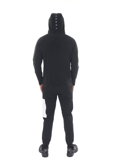 Hedera Shell Tracksuit - Black / White