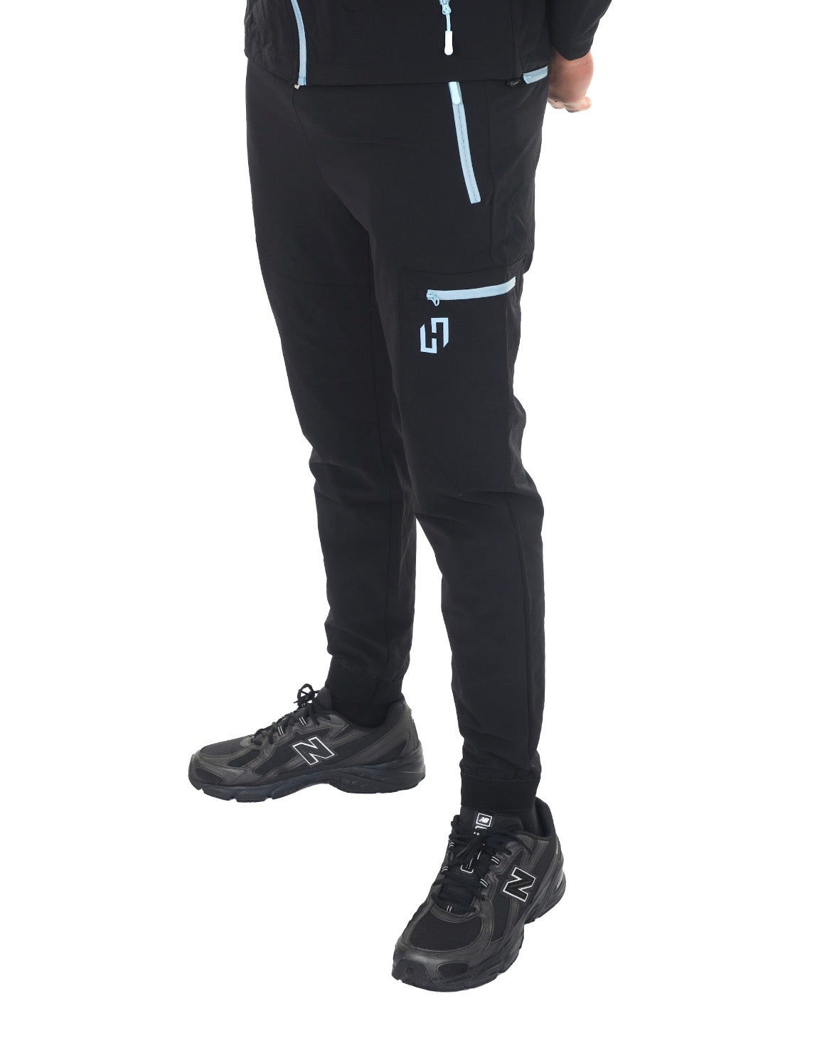 Hedera Shell Tracksuit - Black / Blue Lining