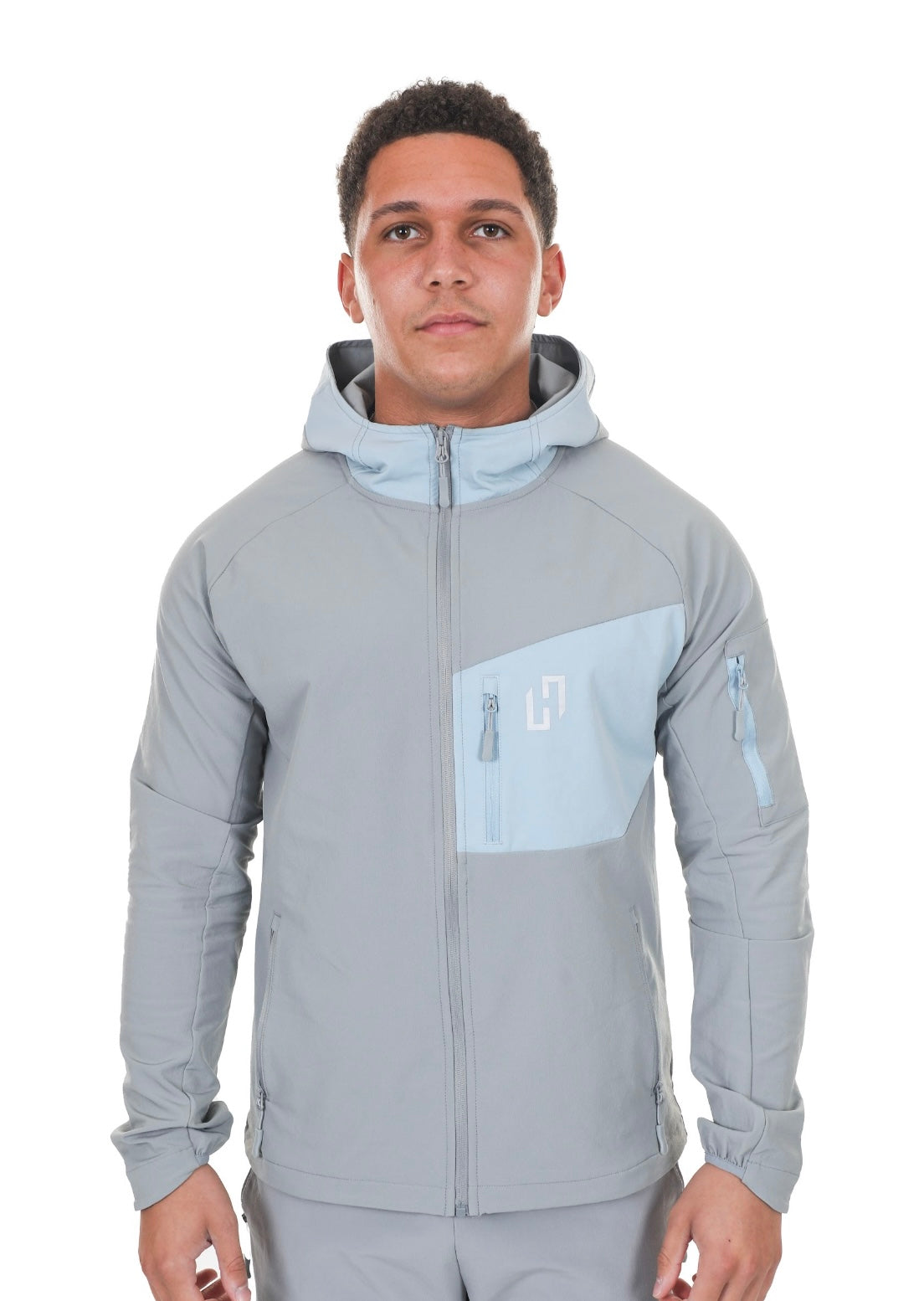 Hedera Shell Tracksuit - Light Grey