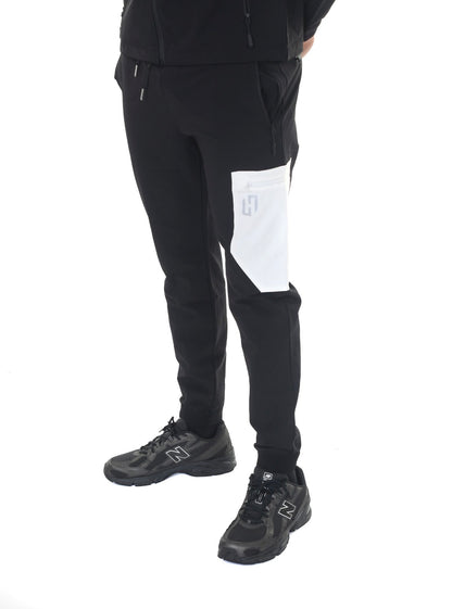 Hedera Shell Tracksuit - Black / White