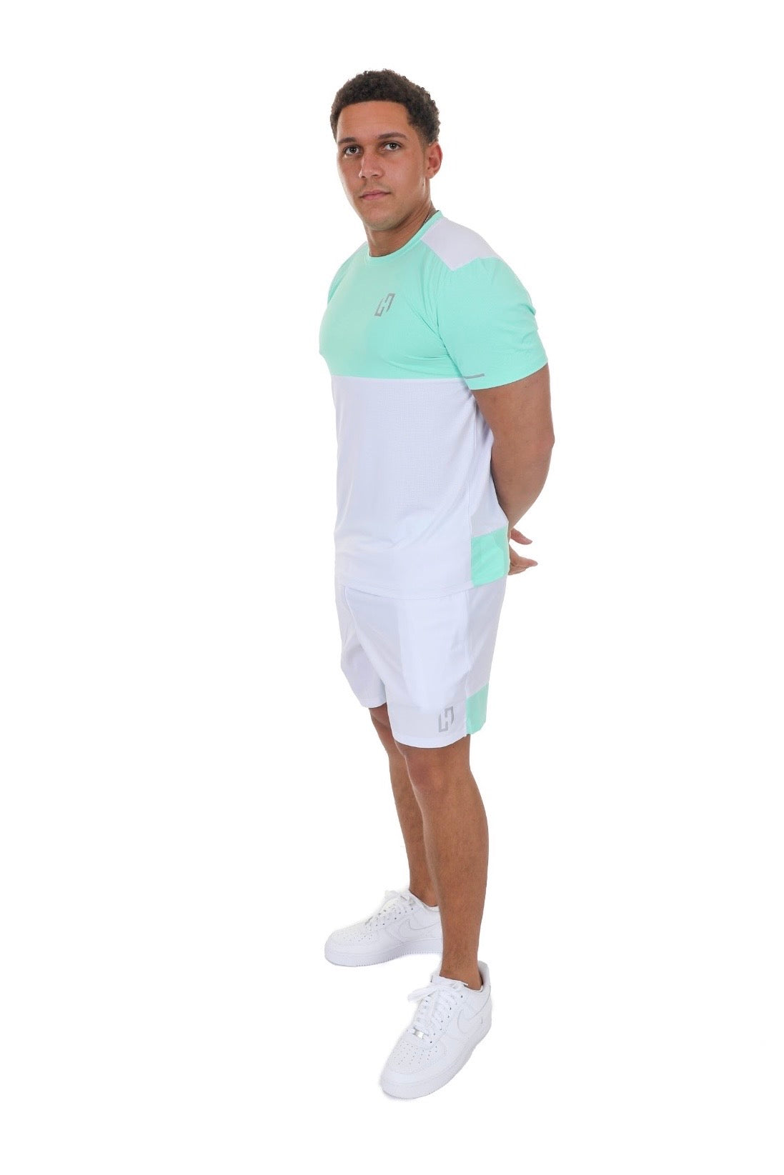 Hedera Base 2 Piece - Aqua / White