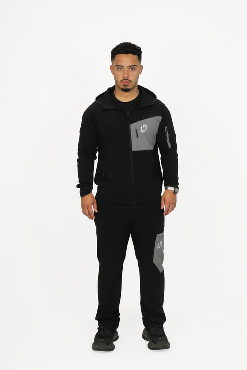 HEDERA SHELL TRACKSUIT BLACK